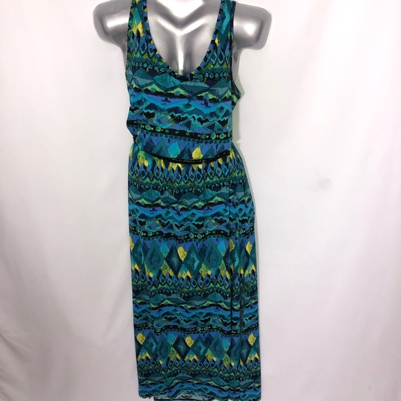 Fever Dresses & Skirts - FEVER tropical resort wear maxi belt dress